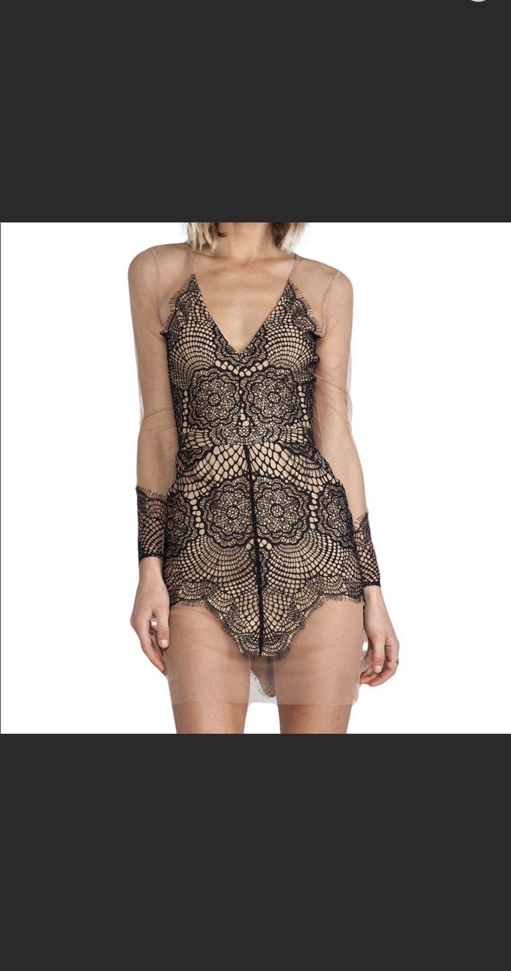 For Love & Lemons Antigua Mini Dress