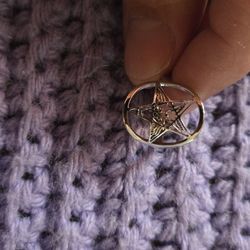 Female Baphomet Ring