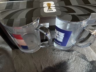 FIFA World Cup 2026 Glass Beer Mugs Set of 2