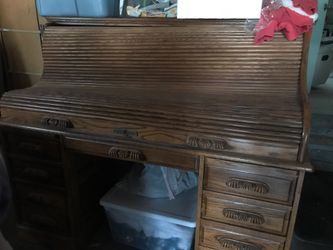 Old school wood desk