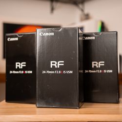 Canon rf 24-70mm f2.8 L lens