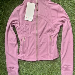 Lululemon Define Cropped Jacket Nulu Pink Size 4 (XS)