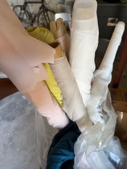 Yards of real silk