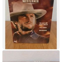 NEW Clint Eastwood 3 DVD Westerner Set Outlaw Josey Wales Pale Rider Unforgiven,  BRAND NEW SEALED