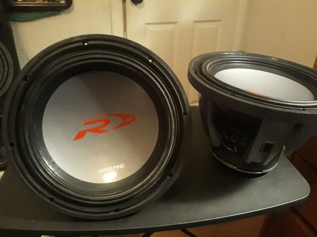 2  12-in Alpine Type R's