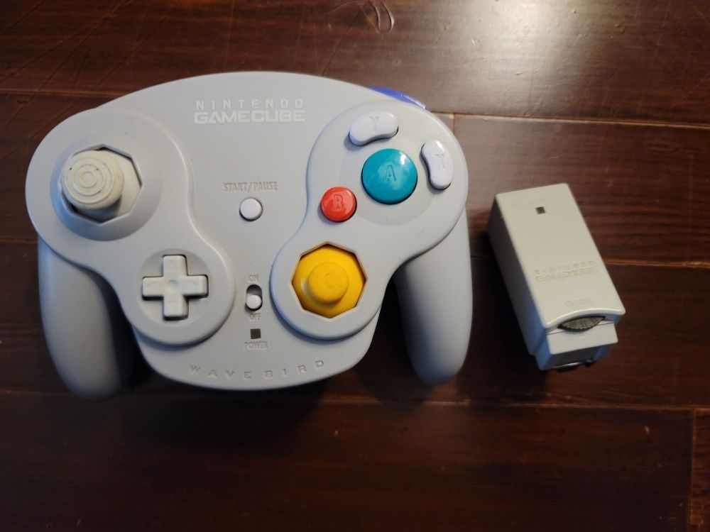 Gamecube Wavebird Controller With receiver