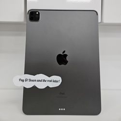 Apple IPad Pro 12.9 5th Gen Wifi And Cellular - $1 To Take it Home same Day and Pay the Rest later!