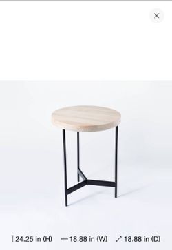 Side end accent table