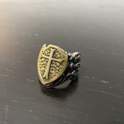 Cross Shield Ring