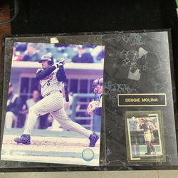 Bengie Molina Collectible Sports Plaque w/ Card & Certificate of Authenticity