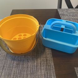 Kids Tool Bucket And Blue Caddy 