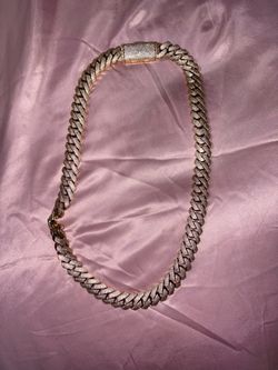 iced-out Miami Cuban link chain