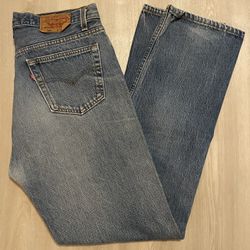 Vintage 90s Levis (contact info removed) Made In USA Tagged 36x34 Fits 35x33