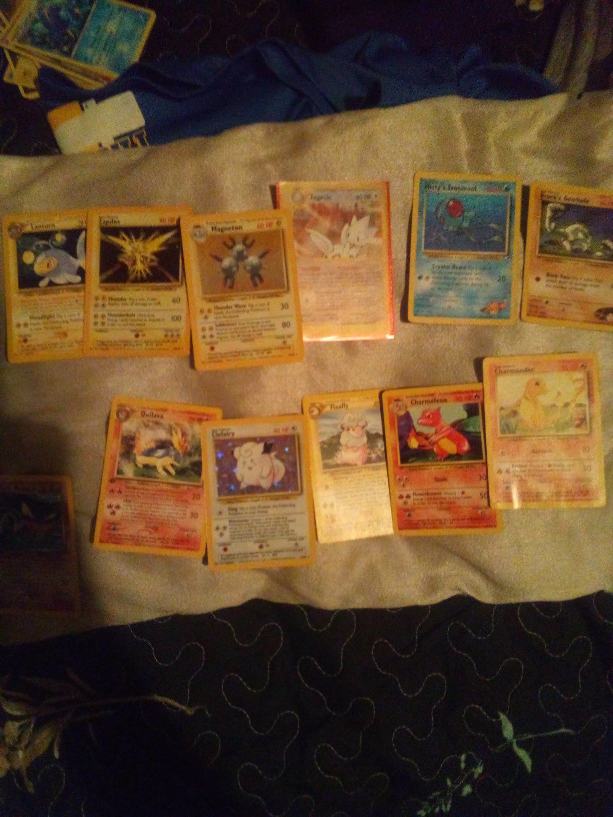 Old Pokemon cards make offers