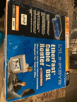 Etherfast Cable/ DSL Router
