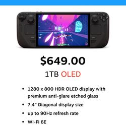 Steam Deck Oled 1 Tb Trade For Ps5 Pro