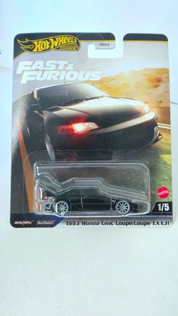 Hot Wheels  Fast & Furious 1993 HONDA CIVIC COUPE EX EJ1
