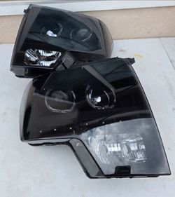 09-14 Ford F150 LED DRL Projector Headlights Luces Focos Micas Faros Faroles Headlamps