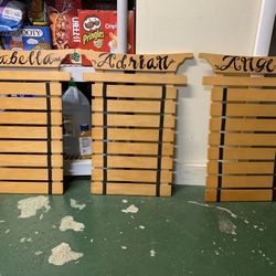 Martial Arts Belt Rack/Holder - NEW, NAMES CAN BE SANDED OFF