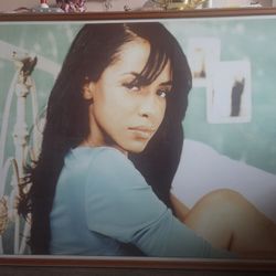 Professionally Framed Aaliyah Photo