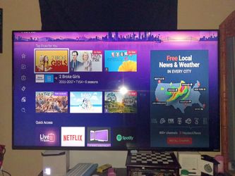 60-in Vizio Smart 4K TV with remote control