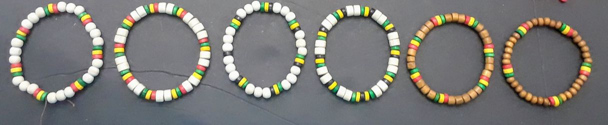 Nice African Wood Bead Bracelet Package Deal