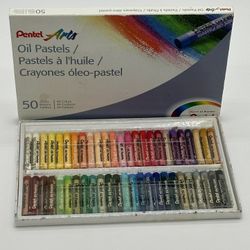 Pentel Artist's Pastels - FREE ART PAD - Pack of 50 vivid colours - PHN-50