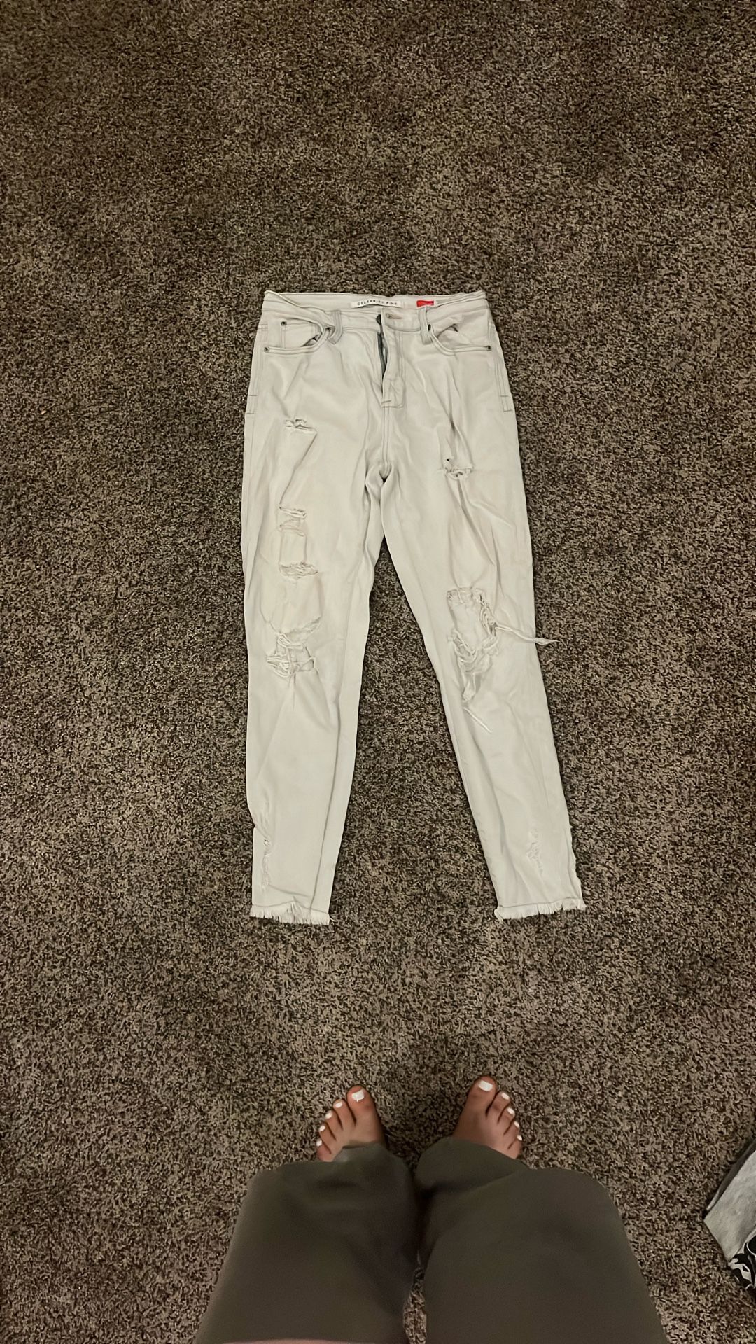 Celebrity Pink (The Spice), Light Blue/White, Size 5/27 (Small)