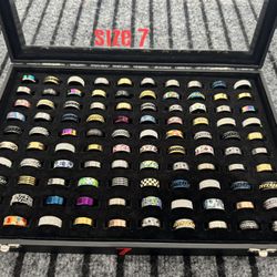 Men’s rings - size 7 - $10 each ring