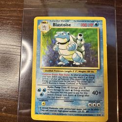 Pokemon Base Set Blastoise Holo - HP
