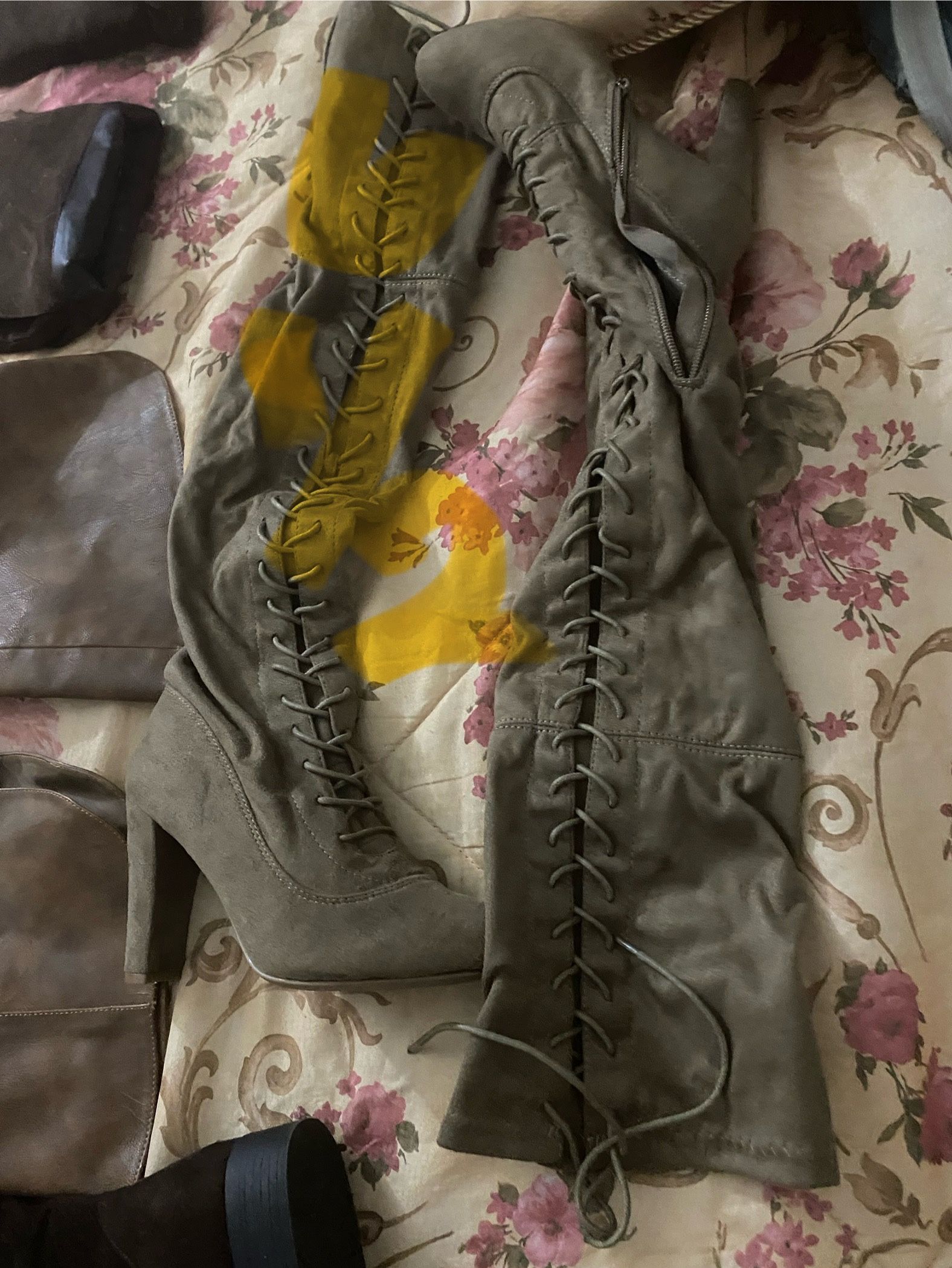 Tie Up Boots