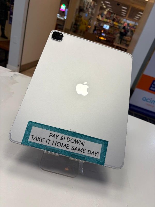 Apple IPad Pro 12.9 Inch 5th Gen Tablet - Pay $1 DOWN AVAILABLE - NO CREDIT NEEDED