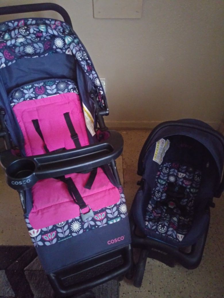 Car seat and stroller combo