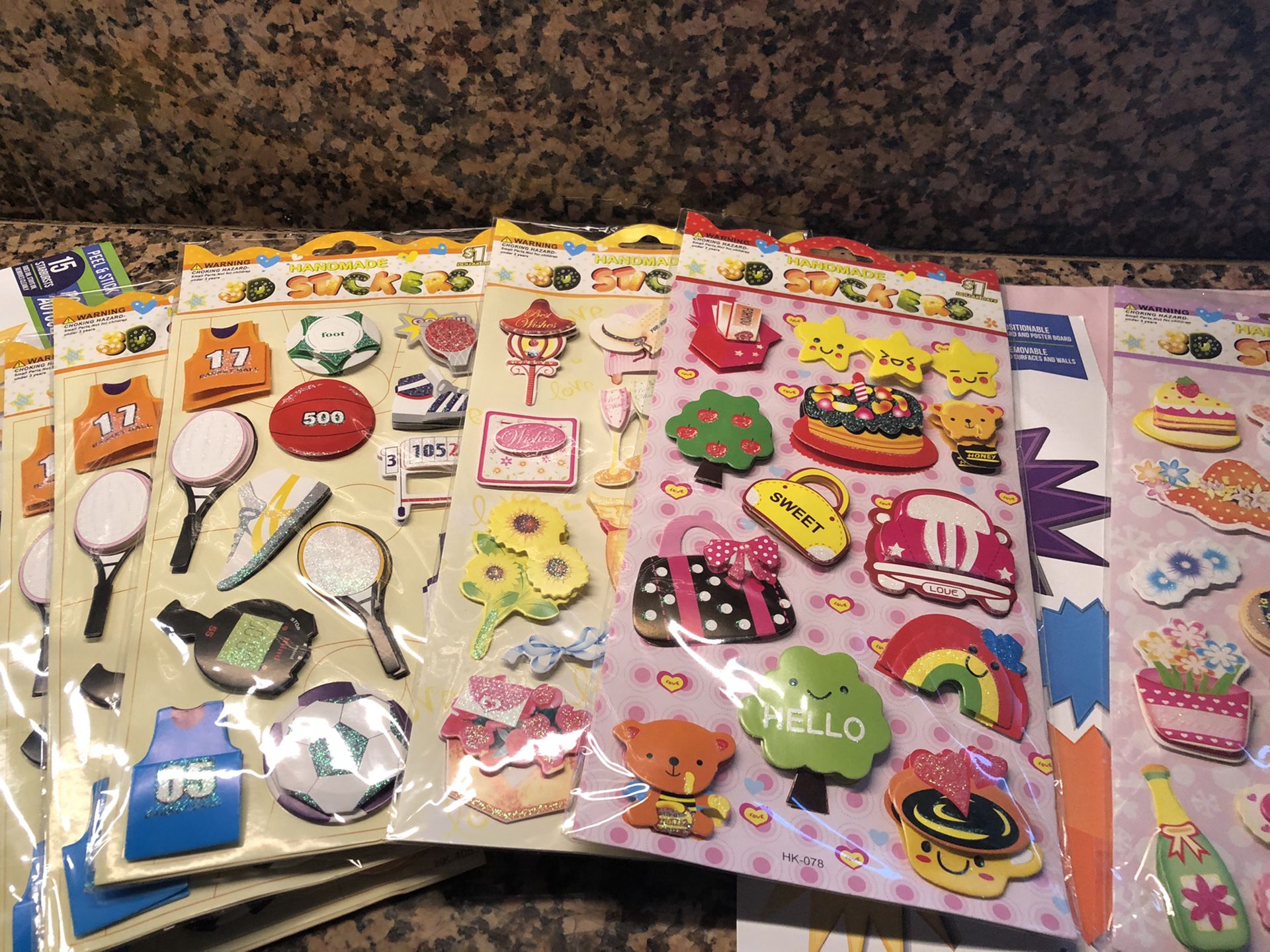 Teachers - craft stickers $4