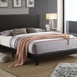 Twin Platform Bed (Black) Bed Only 