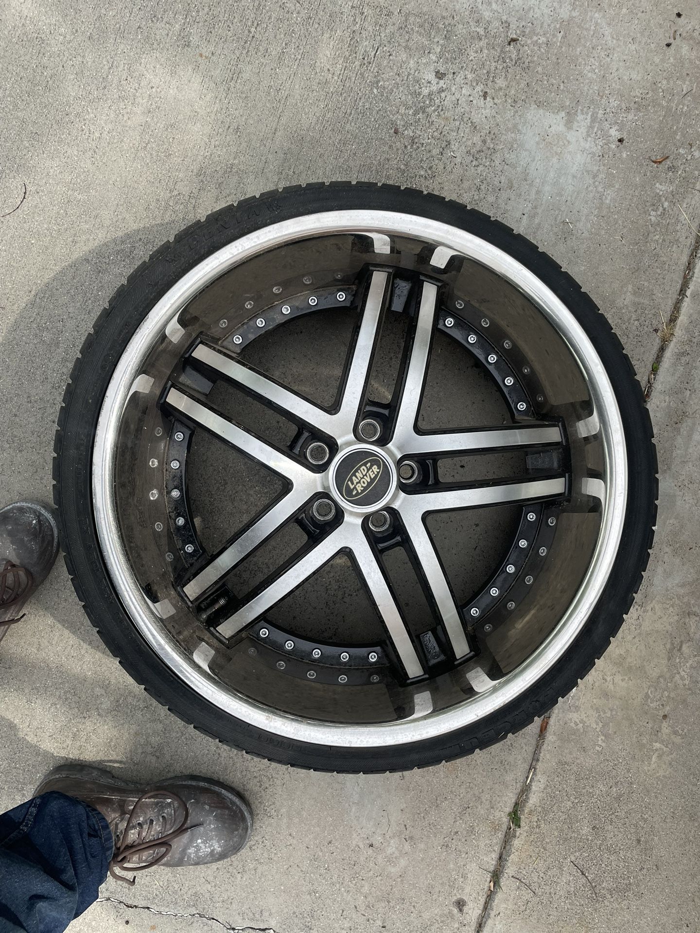 Deep Dish 22” 5x120 10.5 Wide Wheels(fit Chevy,BMW,Land Rover)