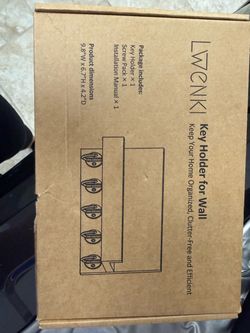 LWENKI Wall-Mounted Key Holder