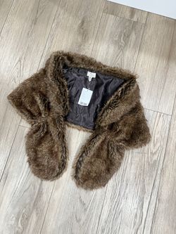 Urban Outfitters Faux Fur Shoulder Wrap Stole