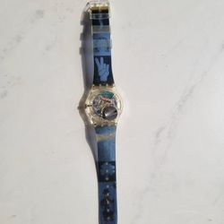 Swiss Swatch Club 98 Watch Lucky Number 7 Theme Swiss Made