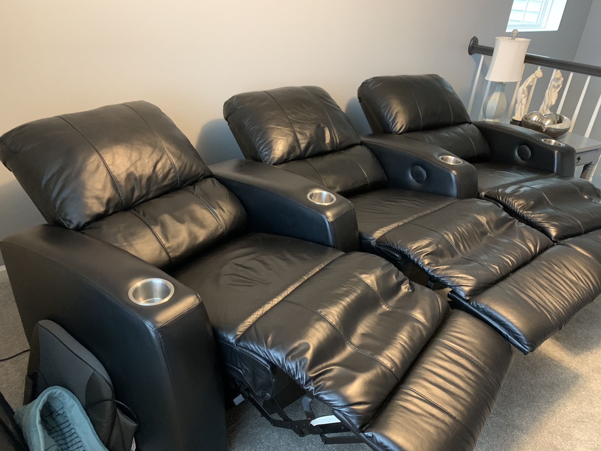 Palliser Leather Recliners (4) Chairs