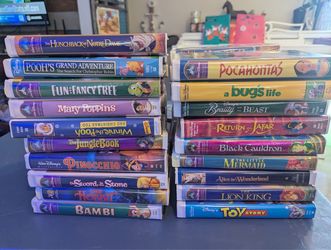 Disney VHS tapes