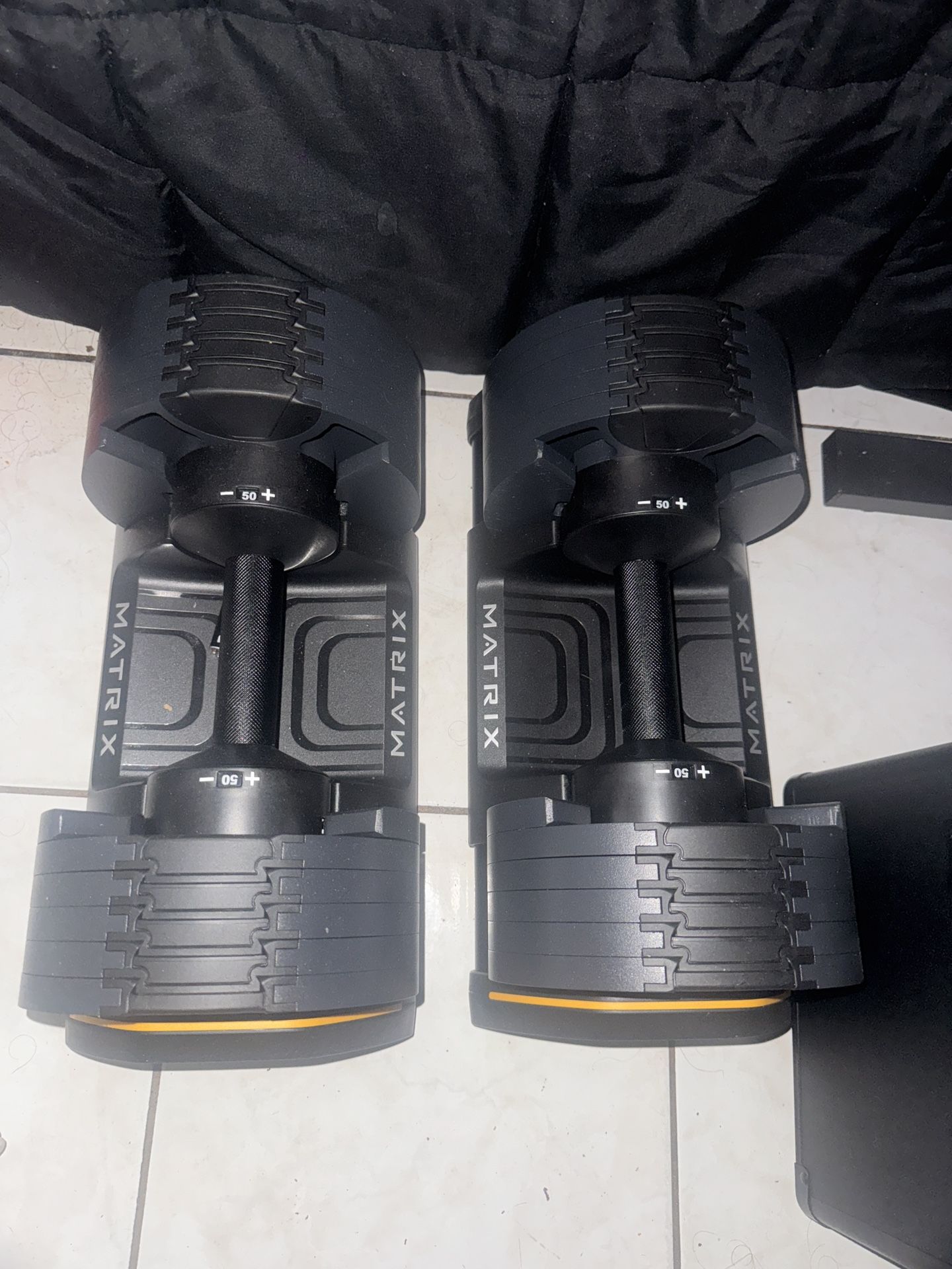 Matrix 5-50lbs Adjustable Dumbbells 