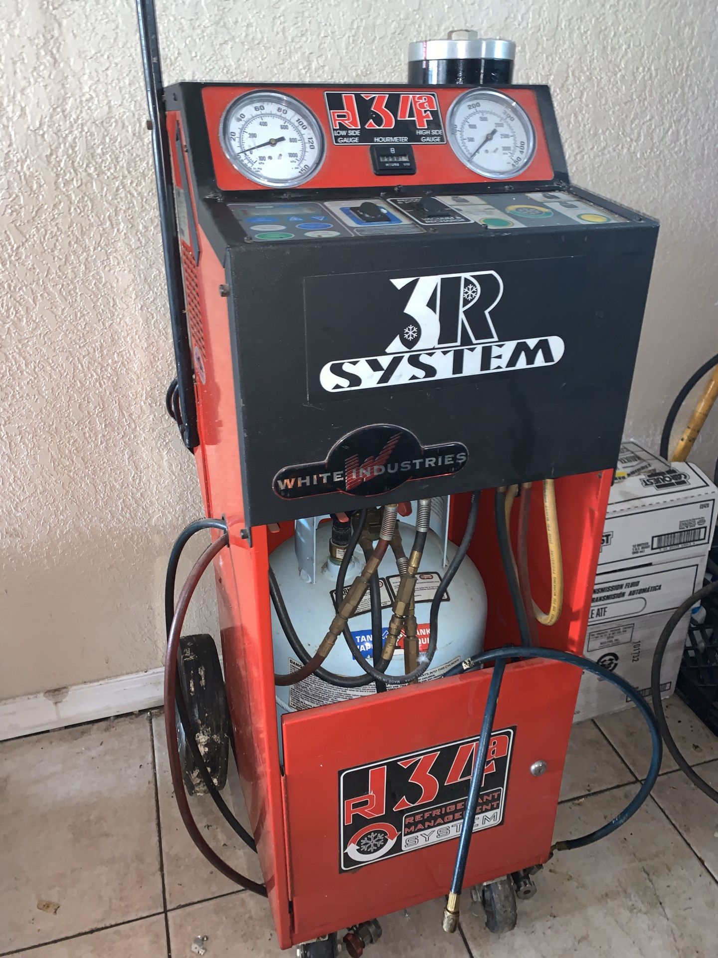 Ac recovery machine White Industries 3R System R134a