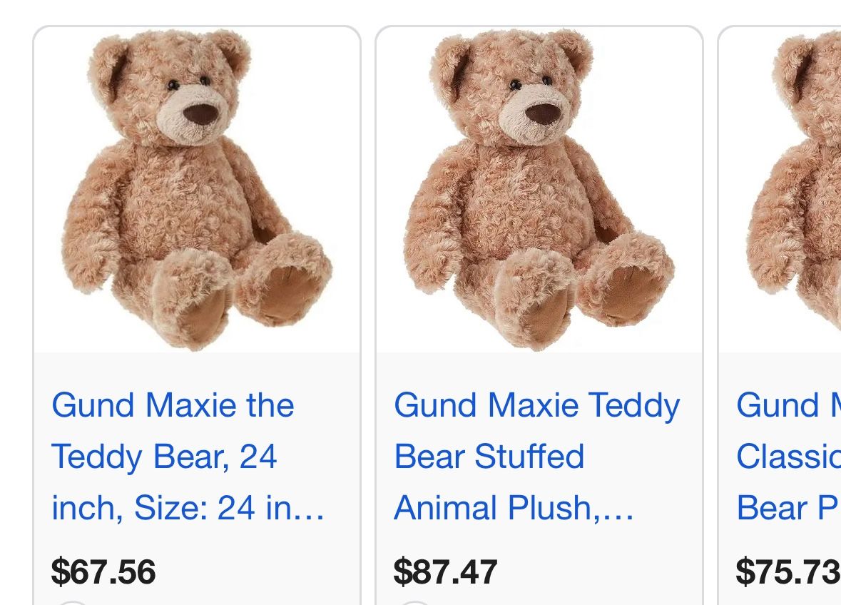 Limited Edition BMW Gund Maxie The Teddy Bear