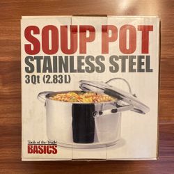 New Stainless Steel Soup Pot