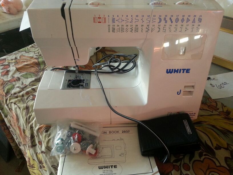White sewing machine, model number 2037 for Sale in Phoenix, AZ