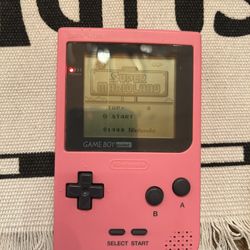 Pink Gameboy Pocket 