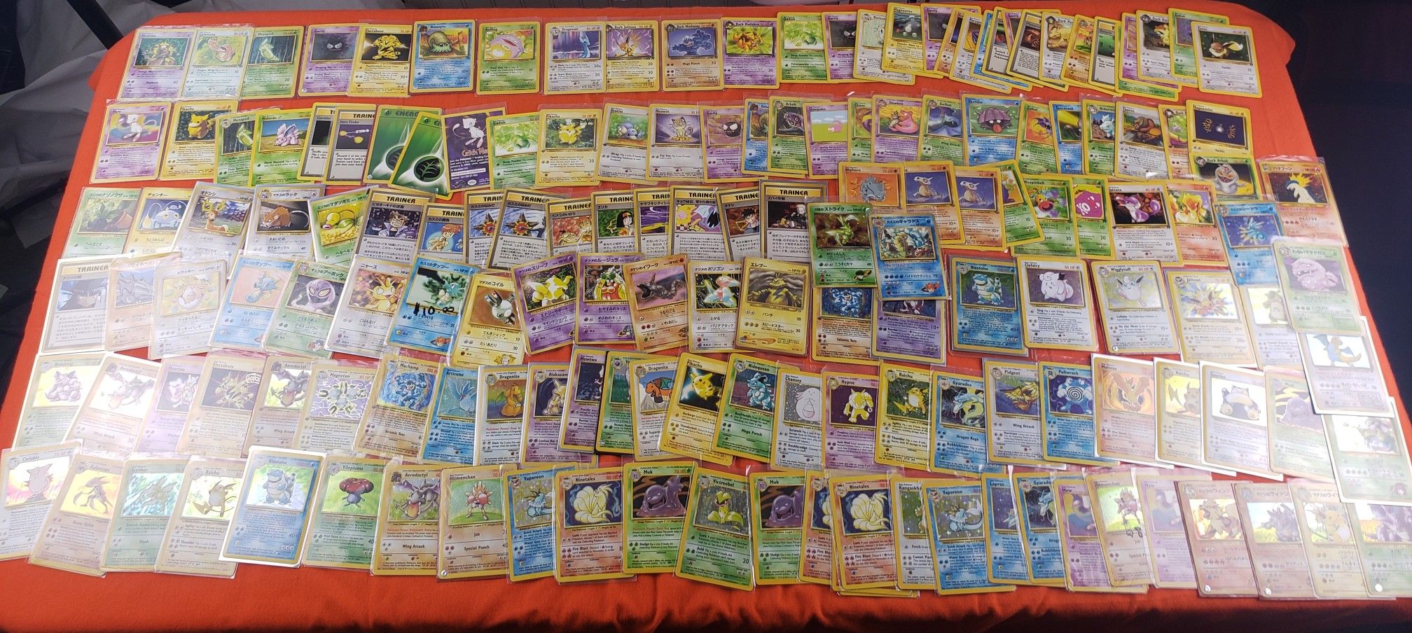 Vintage Pokemon and Pocket Monster Card Lot