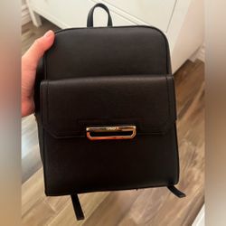 Topshop Small Black Backpack