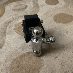 New Condition Triple Ball Adjustable Hitch 3.5 Inch Rise 3 Inch Drop Fits A 2 Inch Receiver